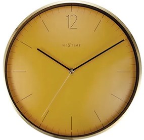 Nástenné hodiny NeXtime Essential Gold Ø 34 cm