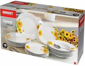 Banquet Sunny 18-dielna jedálenská súprava