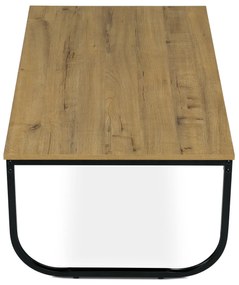 Elegantný konferenčný stôl s U podnožou, 100 x 60 x 40 cm