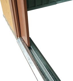 Záhradný domček BestBerg ZDB-9D / 9 m² / 279 x 324 x 211 cm / dekor červené drevo / hnedá