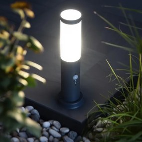 Brilagi - Vonkajšie svietidlo s pohybovým senzorom NOVA 1xE27/15W/230V 40 cm IP44 antracit