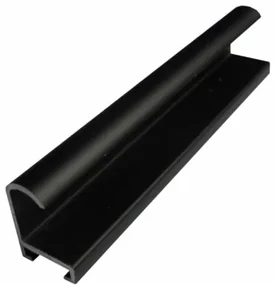 DANTIK rám na obraz 42x59,4 | ALU Černá matná (Plexi Čiré)