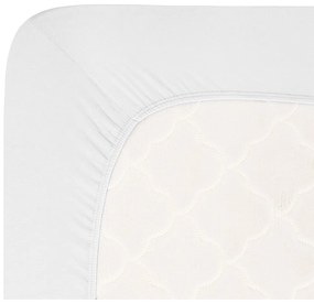 Biela napínacia plachta jersey 180x200 cm Boxspring – Andrea Simone