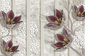 Obraz - Dekoratívne kvety (90x60 cm)