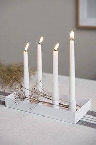 Storefactory Magnetický adventný svietnik Sund White
