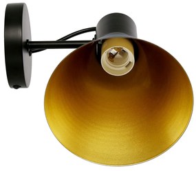 Candellux Čierno-zlaté nástenné svietidlo More pre žiarovku E27 21-71149