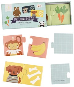 A Little Lovely Company - priradzovacie puzzle - pochúťky pre zvieratká