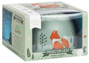 A Little Lovely Company - lampa s projektorom - kamaráti z lesa