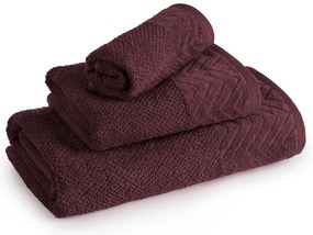 Dekorstudio Uterák LOREN so zamatovým okrajom - bordový Rozmer uteráku: 30x50cm