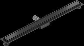 Mexen Flat nerezový sprchový žľab 90 cm, vzor M13 (2v1) čierna, 1710090-15