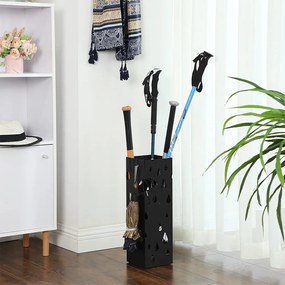 Stojan na dáždniky, čierny