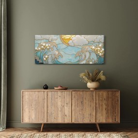 Obraz - 3D perly v oceáne (120x50 cm)