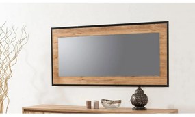 Zrkadlo Idea Black and Atlantic Pine, 110 cm, M