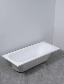 Erga Pureline-O, vaňa 1400x700x400 mm bez nožičiek, biela lesklá, ERG-V07-PURELINE-O-140x070-WH