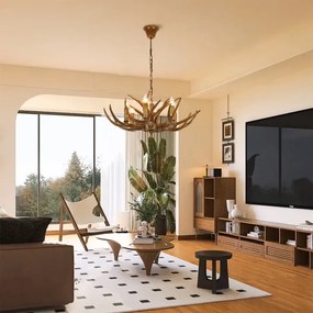 Brilagi - Luster na reťazi DEER 6xE14/10W/230V pr. 70 cm parohy