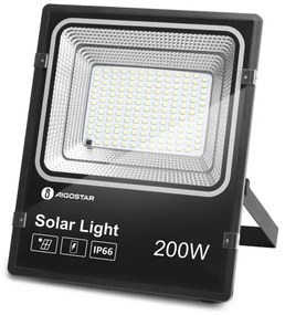Aigostar - LED Stmievateľný solárny reflektor LED/200W/3,2V IP66 + DO