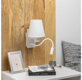 Brilagi - LED Nástenná lampa NUBILA 1xE27/25W/230V + LED/3W biela