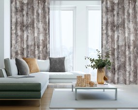 ZATEMŇOVACÍ ZÁVES NA KRÚŽKOCH ESTER 140X250 CM VZOROVANÁ