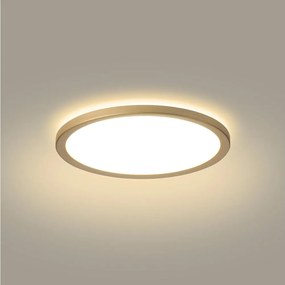 Brilagi - LED kúpeľňové svietidlo ULTRA SLIM LED/12W/230V pr. 22,5 cm zlaté IP54