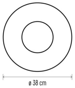 LED Vianočná dekorácia 20xLED/2xAA pr. 38 cm