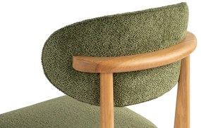 Sada jedálenských stoličiek Lionte Green and LightOak, 2 ks