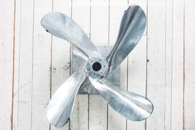 Dizajnový konferenčný stôl Propeller, 60 cm, strieborný