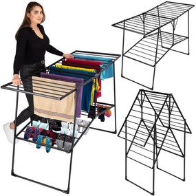 Sušák na prádlo ROSITA černý