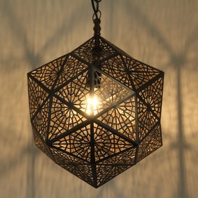 Luxusná mosadzná lampa Makaya malá