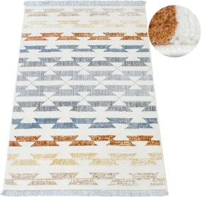 Koberec BROADWAY C0784 biely / žltý / krémový