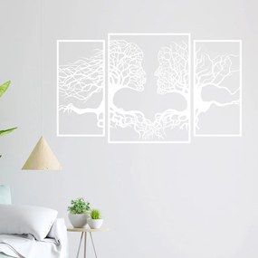 Veselá Stena Samolepka Duša lesa Farba: biela, Veľkosť: 80 X 48 cm