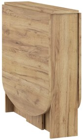 Rozkladací jedálenský stôl Elston 2 (craft zlatý) (pre 4 až 6 osôb). Vlastná spoľahlivá doprava až k Vám domov. 1051394