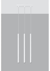 Sollux SL.0466 - Luster na lanku PASTELO 3xG9/8W/230V biela