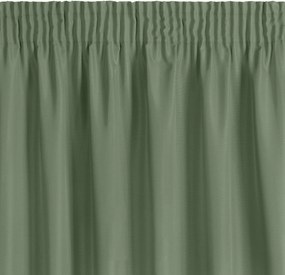 KRÁTKY ZÁVES NA PÁSKE RITA 140X175 CM OLIVOVÁ