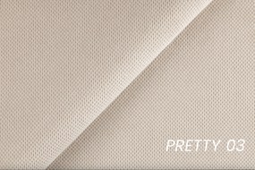 Rozkladacia rohová sedacia súprava Nardo L ľavá - béžový plyš Pretty 03