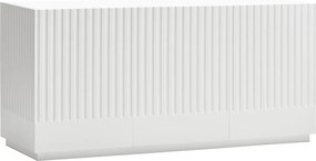Teulat Doric dizajnová drevená komoda - Biela, 150 cm