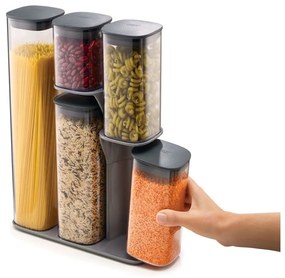 Dózy v súprave 5 ks na potraviny Podium – Joseph Joseph