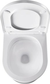 BPS-koupelny Závesná WC misa so SoftClose sedadlom HYD-4665, biela