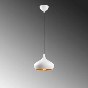 Luster na lanku DODO 1xE27/40W/230V biela