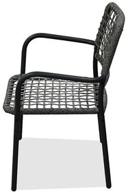 Autronic Záhradný set 1+2, kov, polyratan, sivá ,AZ-L1103 GREY