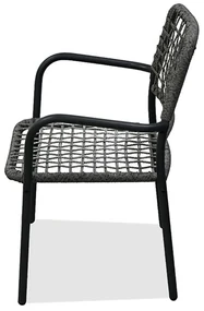 Autronic Záhradný set 1+2, kov, polyratan, sivá, AZ-L1103 GREY