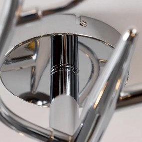 Brilagi - LED prisadený luster MISTEL 15xG9/3W/230V čierny chróm/dymové sklo