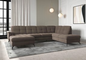XXXLutz SEDACIA SÚPRAVA, textil, tmavohnedá Sit & More - Sedačky - 00014401334J