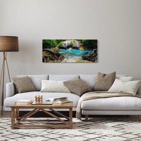 Obraz vodopádov (120x50 cm)