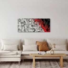 Obraz - 3D hexagóny (120x50 cm)