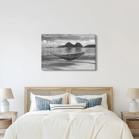 Obraz - Hojdacia sieť na pláži (90x60 cm)