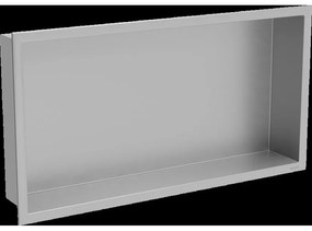 Mexen X-Wall-R zapustená polička s okrajom 60 x 30 cm, inox - 1910603010