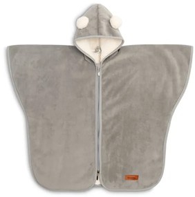 SENSILLO Pončo do autosedačky GREY PLUSH