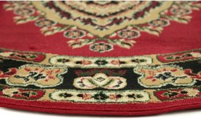 TA Koberec 4493A ČERVENÝ ATLAS PP KOLESO Rozmer: 80x80 cm