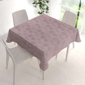 Biante Teflónový štvorcový obrus TF-077 Kvetované ornamenty na staroružovom 40x40 cm