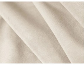 Béžová čalúnená dvojlôžková posteľ s úložným priestorom s roštom 160x200 cm Kelp - Micadoni Home